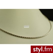 Pearl Line Srebrna obroża na szyję - Łańcuszki Biżuteria Moda