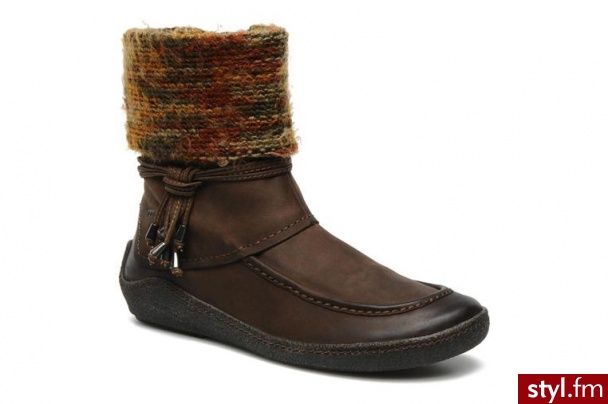 Tamaris PÓŁBUTY I BOTKI POLLETTA BY TAMARIS (Brązowy) - Botki Buty Moda