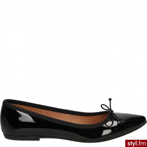Venezia BALERINY 1517 VER NERO - Balerinki Buty Moda