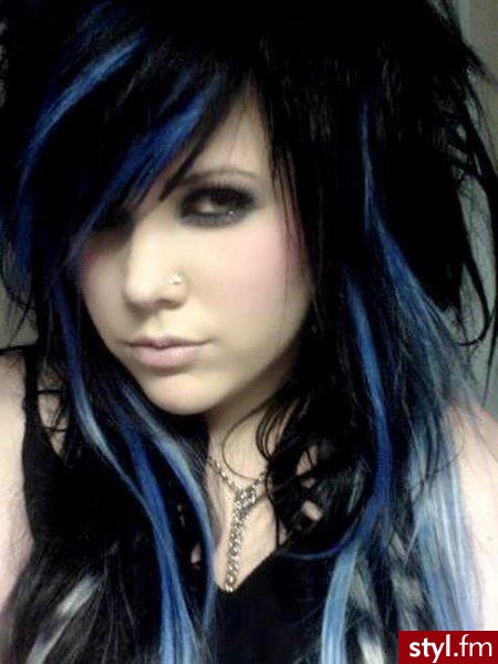 EMO Alternatywne Średnie Fryzury