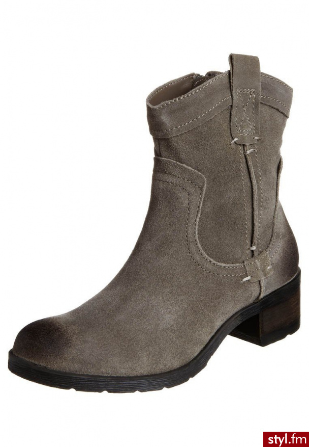 Pier One Botki kowbojki i motocyklowe szary (257 006) - Pozostałe Buty Moda