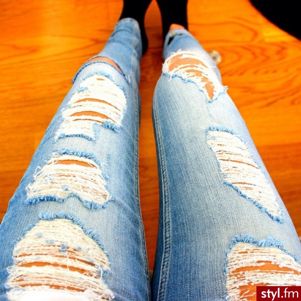 Jeansy Spodnie Moda