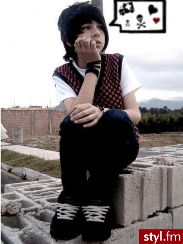 EMO Alternatywne Krótkie Męskie Fryzury