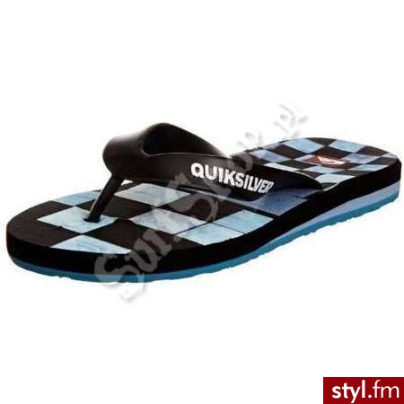 QUIKSILVER KLAPKI LITTLE CARVER DNA 2012 BLACK/BLUE/MULTI 31 JUNIORSKIE - Klapki Buty Moda