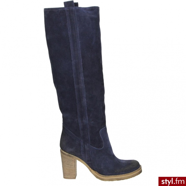 Venezia KOzAKI P85 CAM BLU - Kozaki Buty Moda