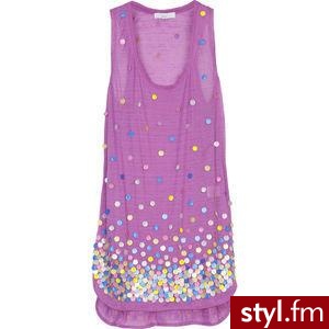 Adam Embellished jersey tank top - Pozostałe Ciuchy Moda