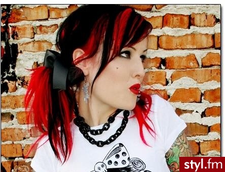 EMO Alternatywne Średnie Fryzury