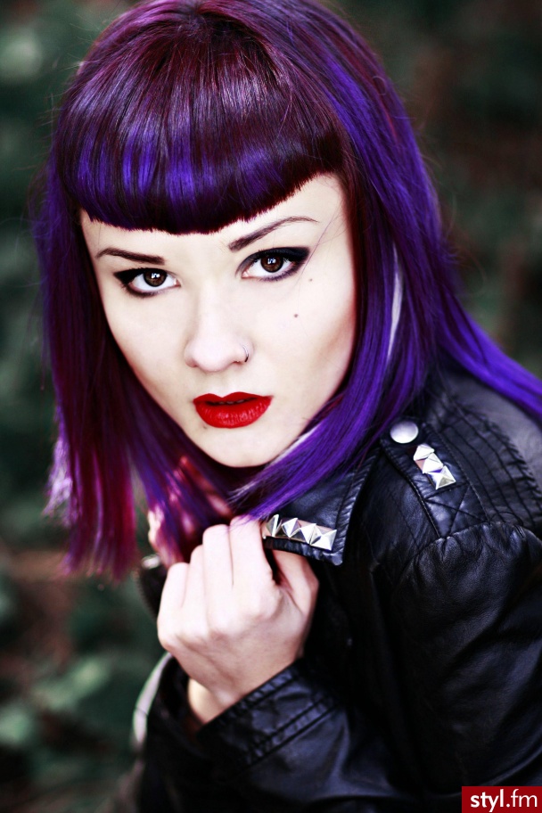 Kolorowe Punk Rock Alternatywne Średnie Fryzury