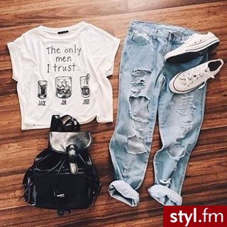 Jeansy Spodnie Moda