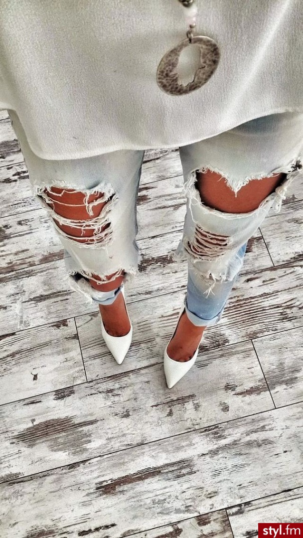 Jeansy Spodnie Moda