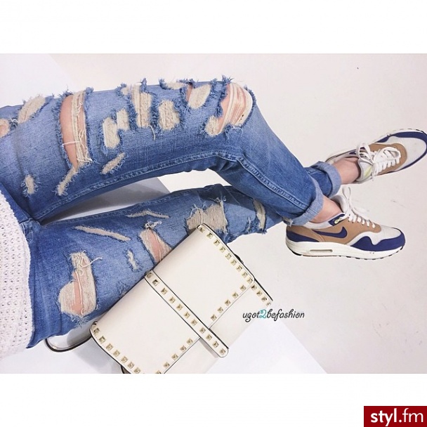Jeansy Spodnie Moda
