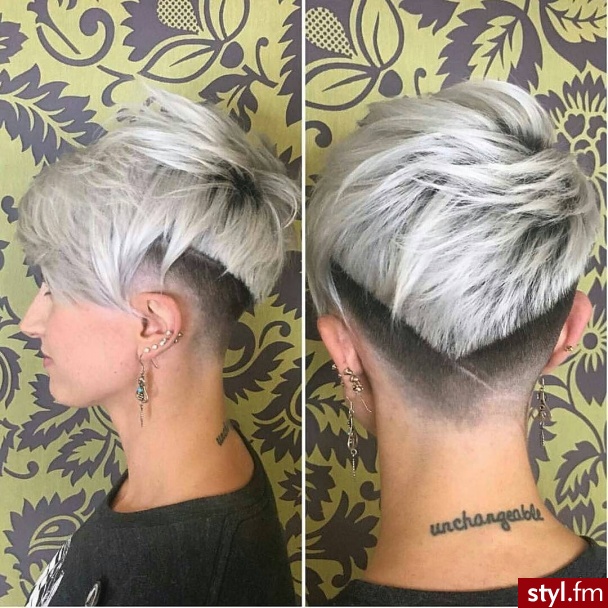 Blond Rozpuszczone Proste z grzywką Na co dzień Krótkie Fryzury