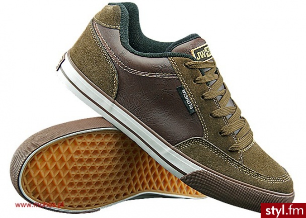 Wishot Buty sportowe Skate męskie WI-11-033-C roz. 41-45 - kolor C Odcienie beżu i brązu - Pozostałe Buty Moda