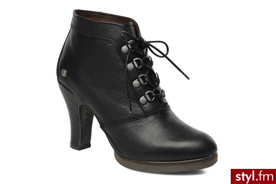 Neosens Półbuty i botki Tannat s385 (Czarny) - Botki Buty Moda