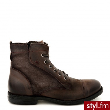 Venezia BOTKI MĘSKIE 181208 CAFFE - Botki Buty Moda