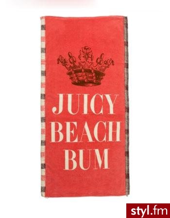 duży plażowy ręcznik od Juicy Couture - 85$ - Misz-masz