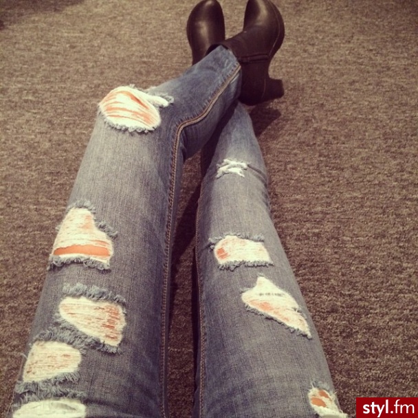 Jeansy Spodnie Moda