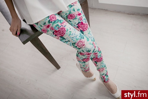 Leginsy Spodnie Moda