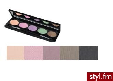 Isadora Paleta pięciu cieni do powiek Eye shadow Palette 7,5g - Dzienne Makijaże