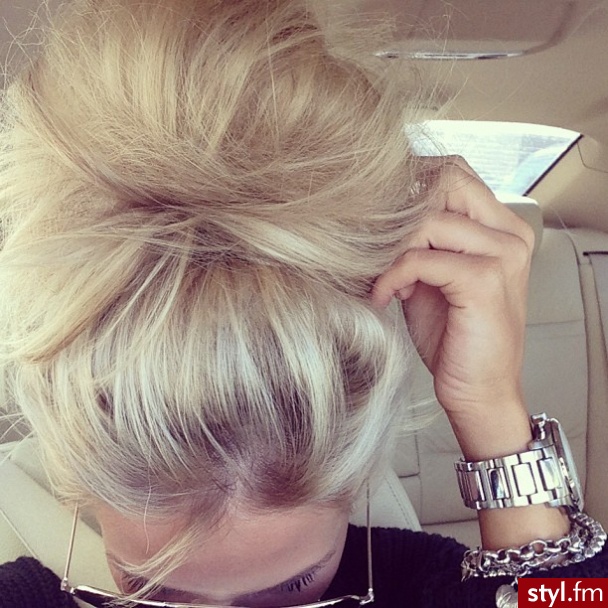 Blond Upięcie Proste Na co dzień Długie Fryzury