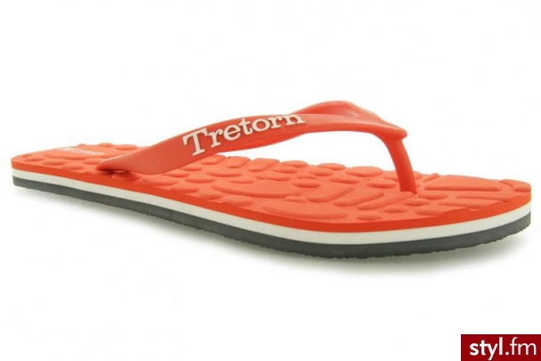 Tretorn JAPONKI SOLIG FLIP ORANGE.COM - Klapki Buty Moda