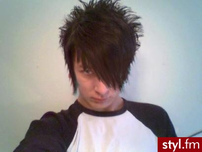 EMO Alternatywne Średnie Fryzury