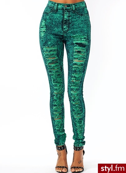 Jeansy Spodnie Moda