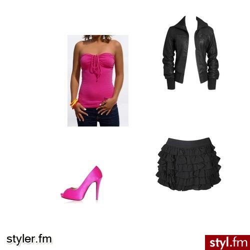 róż-czerń - Styler