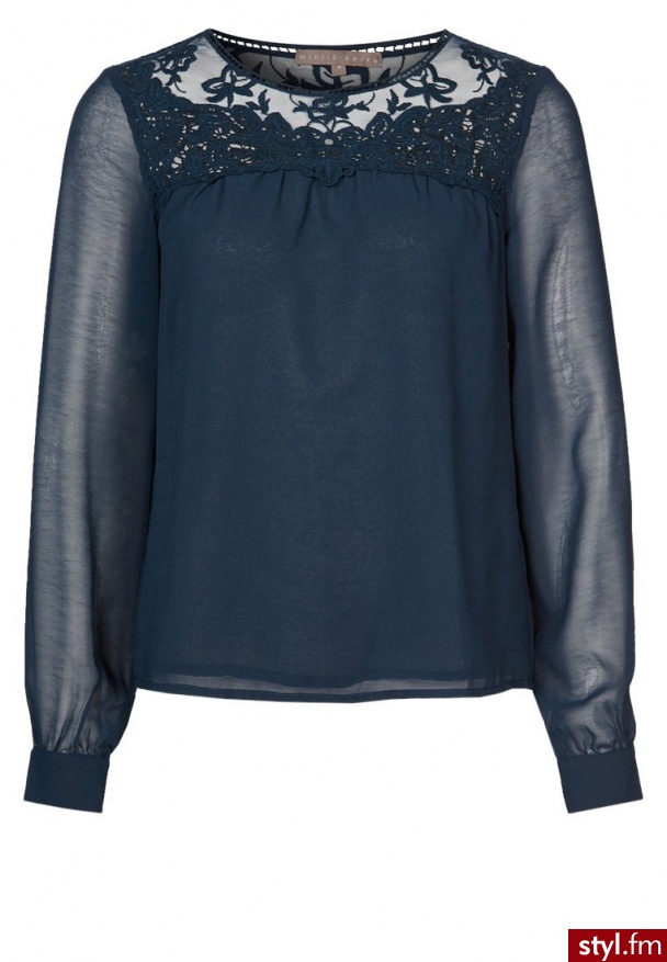mint&berry Tunika niebieski (MB-0813-0230) - Tuniki Ciuchy Moda