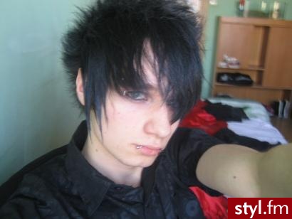 EMO Alternatywne Średnie Fryzury