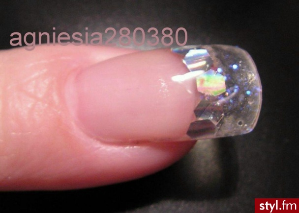 Autor: agniesia280380 holo & blue.... Autor: <b>agniesia280380</b><br /> - Paznokcie