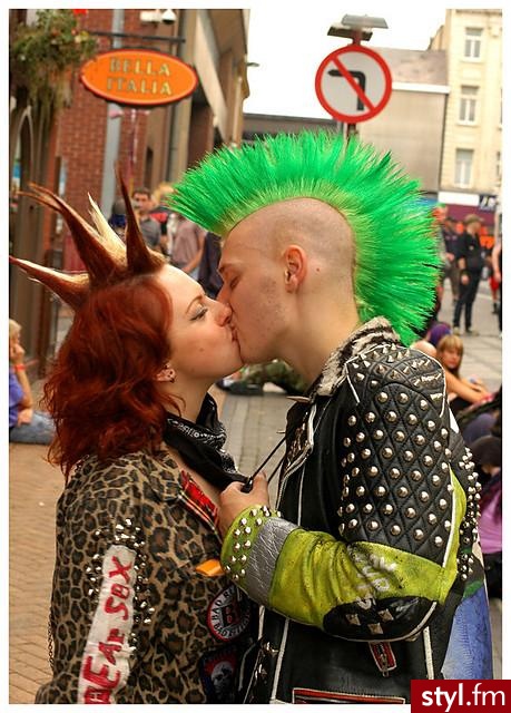 Punk Rock Alternatywne Średnie Fryzury