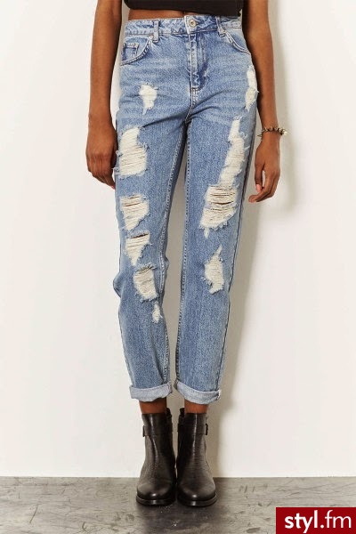 Jeansy Spodnie Moda