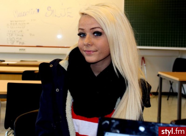 Blond Rozpuszczone Proste Na co dzień Długie Fryzury