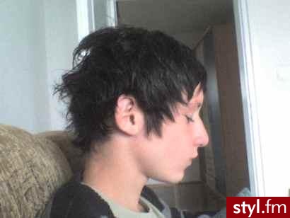 EMO Alternatywne Średnie Fryzury