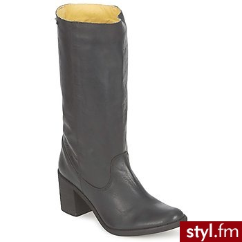 Diesel BUTY JANE Black - Kozaki Buty Moda