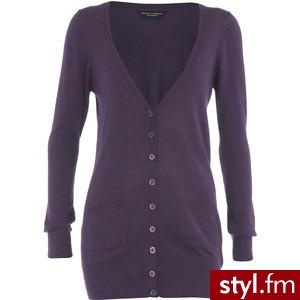 Purple woolmix boyfriend cardi - Dorothy Perkins - Polyvore. Pobrano ze strony: http://www.polyvore.com/purple_woolmix_boyfriend_cardi/thing?id=25305822 - Pozostałe Ciuchy Moda