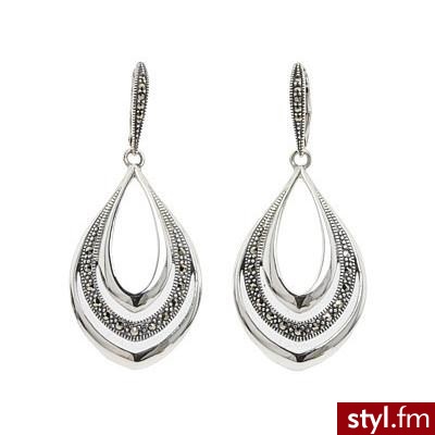 Judith Jack - Weave Open Drop Earrings (Sterling Silver) - J... - Polyvore. Pobrano ze strony: http://www.polyvore.com/judith_jack_weave_open_drop/thing?id=16633995#1284242357814 - Pozostałe Dodatki Moda
