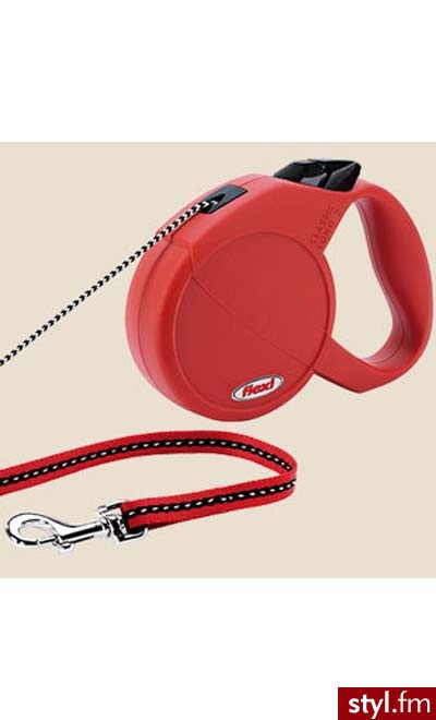 FLEXI SMYCz AUTOMATYCzNA CLASSIC LONG 2 - 7M CzERWONA - Psy Zwierzaki