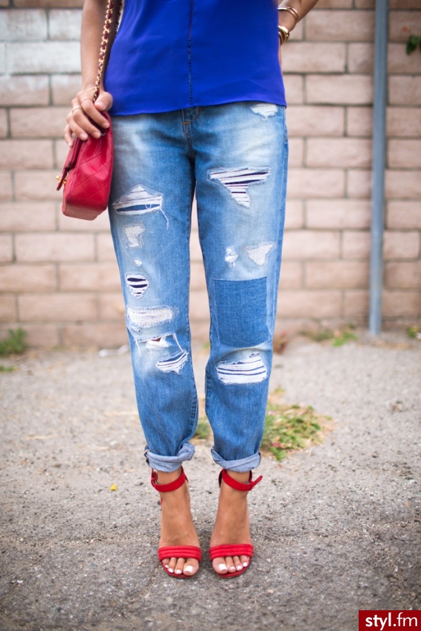 Jeansy Spodnie Moda