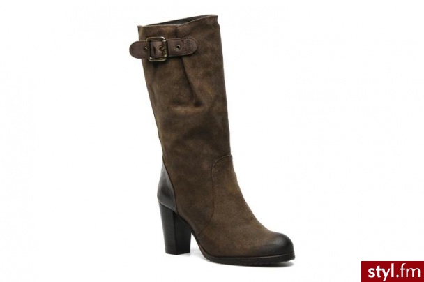 IKKS PÓŁBUTY I BOTKI VANESSA BY IKKS (Brązowy) - Botki Buty Moda