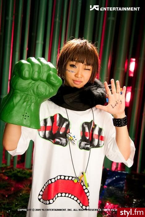 .... 2ne1 - Średnie Fryzury