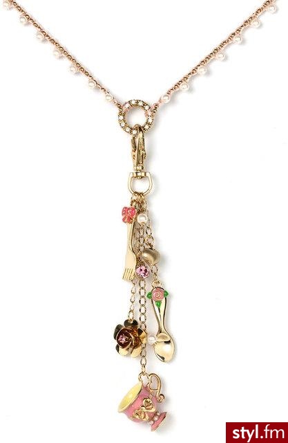 Śliczny naszyjnik od Betsey Johnson, przypominający o popołudniowej herbatce. :) Cena: $65 - Pozostałe Dodatki Moda