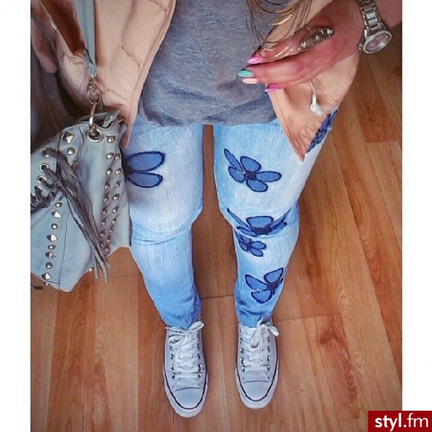 Jeansy Spodnie Moda