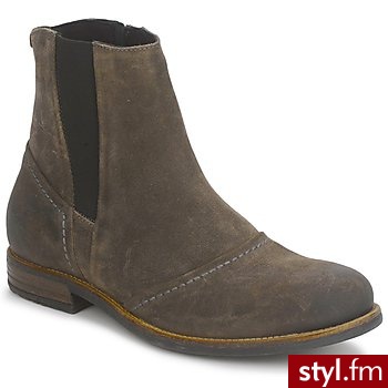 Salamander Buty  Mario Grey Kozaki Odcienie beżu i brązu - Kozaki Buty Moda