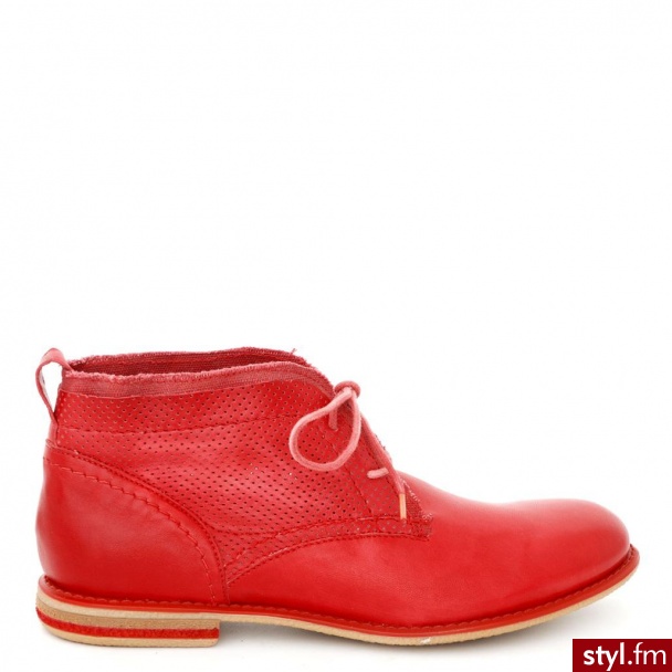 Venezia BOTKI SZNUROWANE 43313201H KEK - Botki Buty Moda