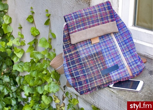 plecak miejski wykonany techniką pajęczynowania tkaniny - Pozostałe Torebki Moda