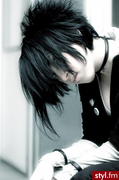EMO Alternatywne Średnie Fryzury