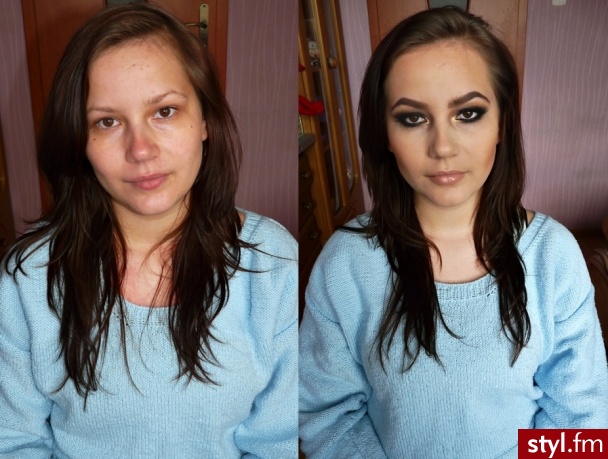 Metamorfoza makijażowa w moim wykonaniu - Wieczorowe Makijaże