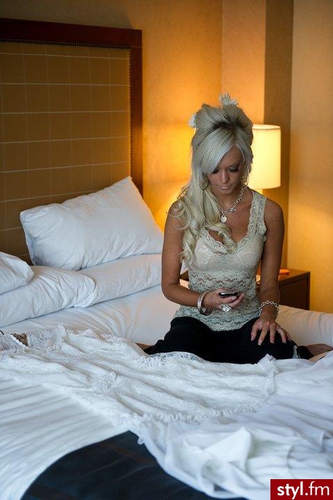Blond Upięcie Kręcone z grzywką Wieczorowe Długie Fryzury